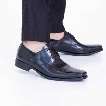 Zapatos de vestir hombre Punto cuero negros