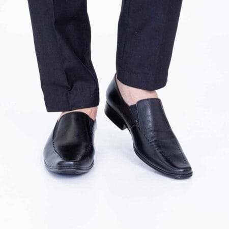 Zapatos de vestir hombre Leida cuero negro