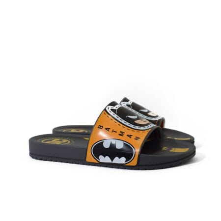 Ojotas niño de goma Batman negras