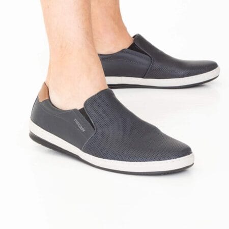 Náuticos hombre Dublín Freeway cuero azul