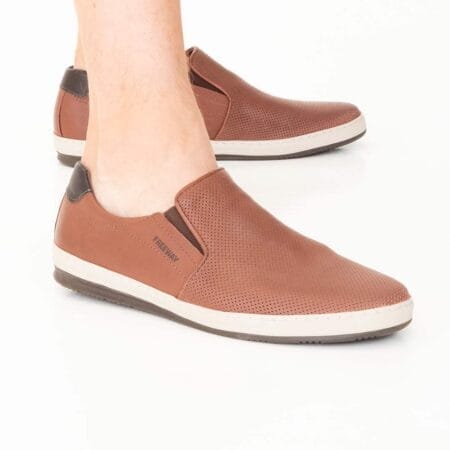 Náuticos hombre Dublín Freeway cuero terracota