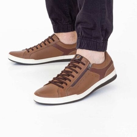 Zapatillas hombre Sprint Freeway cuero habano
