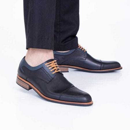 Zapatos de vestir hombre Jaén cuero negro