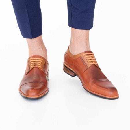 Zapatos de vestir hombre Jaén cuero suela
