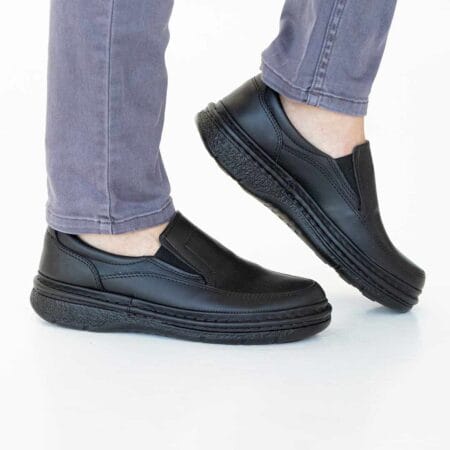 Zapato Febo hombre cuero negro