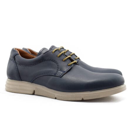 Zapatos hombre Mart cuero azul