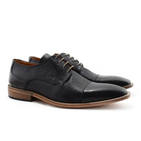 Zapatos de vestir hombre Berlín cuero negro