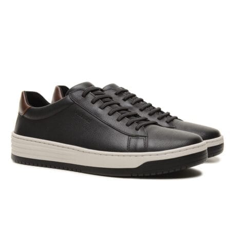 Zapatillas hombre Turín Freeway cuero negra