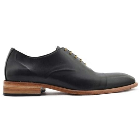Zapatos de vestir hombre Valencia cuero negro