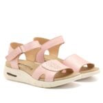 Sandalias mujer Pampa Gravagna cuero rosa