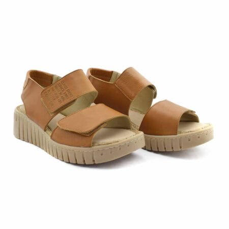 Sandalias mujer Edith Claris cuero suela