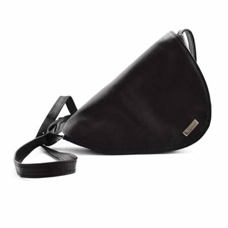 Bandolera Oslo Gravagna cuero negro