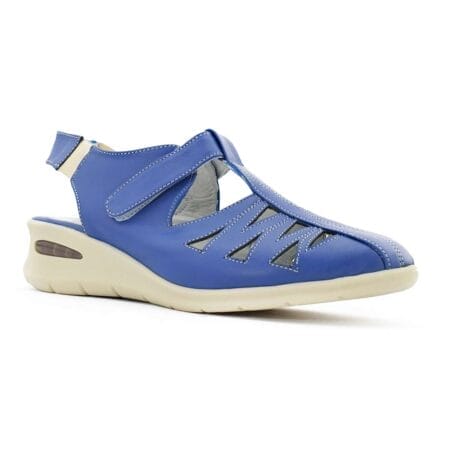Zapatos calados mujer Malasia cuero azules