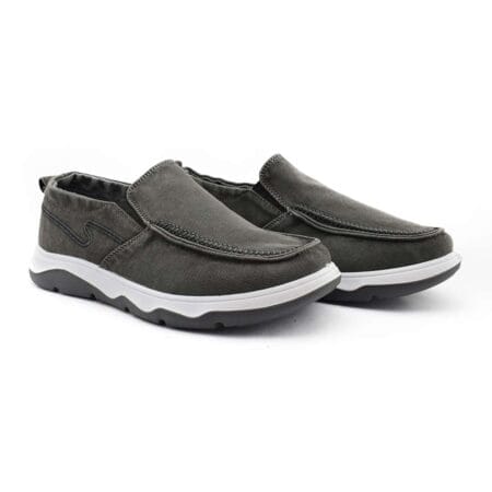 Náuticos hombre Cabo lona gris
