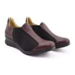 Zapatos mujer Josefina cuero bordo