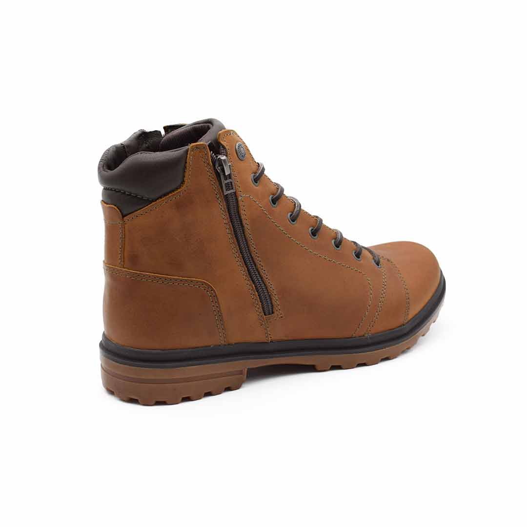 Borcegos mujer Avril Freeway cuero camel