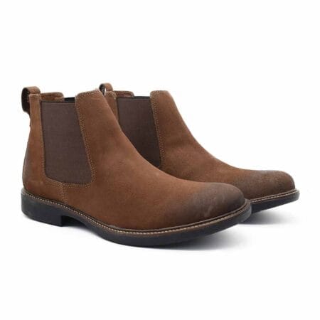 Botas hombre Elian cuero gamuza suela