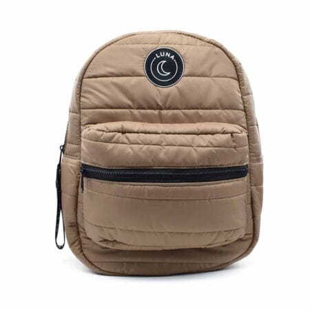 Mochila mujer Hinna puffer camel