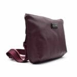 Bandolera mujer Parisina cuero bordo