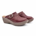 Zuecos mujer Giuliana Claris cuero Bordo zuecos-mujer-cuero-dinobutelli.jpg13