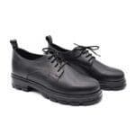 Zapatos mujer cuero Katiusca negros