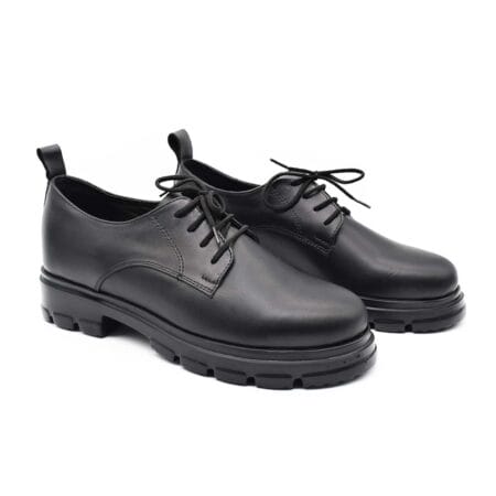 Zapatos mujer cuero Katiusca negros
