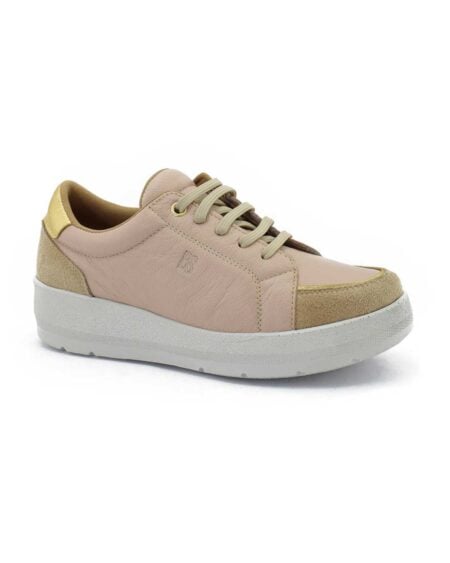 Zapatillas mujer Rena cuero nude