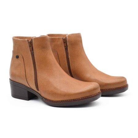Botas mujer Pia Gravagna cuero camel