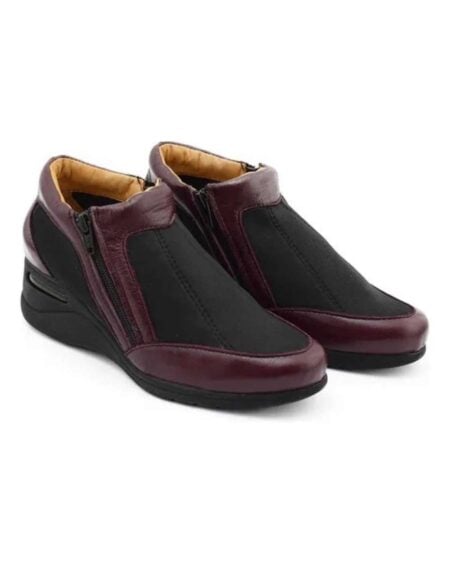 Botas cortas mujer Imelda elastizadas bordo