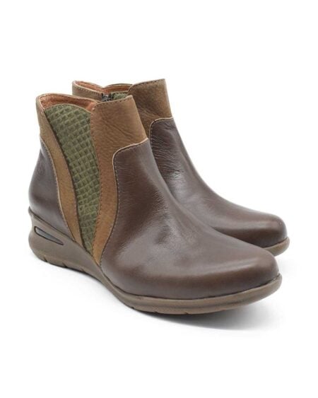 Botas mujer Petra cuero marrón