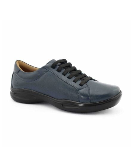 zapatillas mujer safira cuero negras