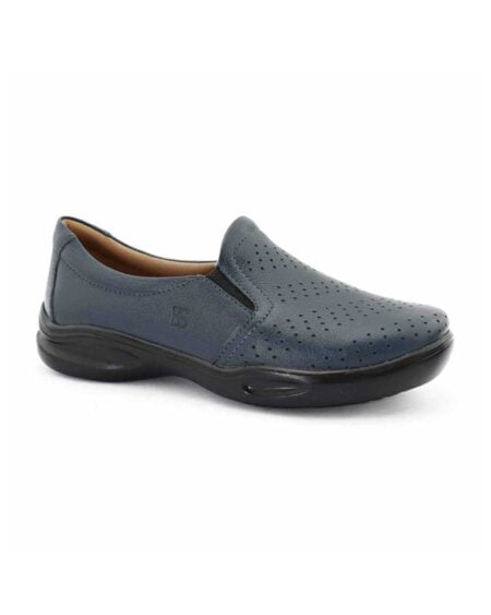zapatos mujer rosina cuero azules