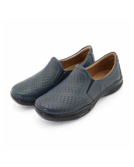 zapatos mujer rosina cuero azules