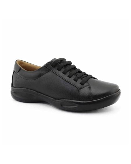 zapatillas mujer safira cuero negras