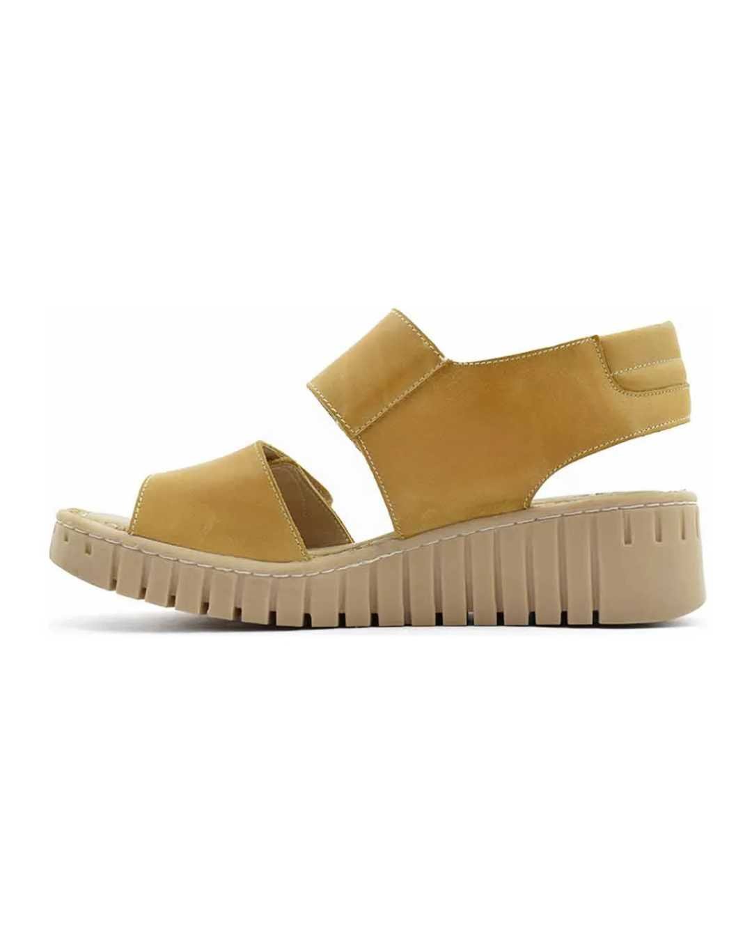 sandalias mujer edith claris cuero camel