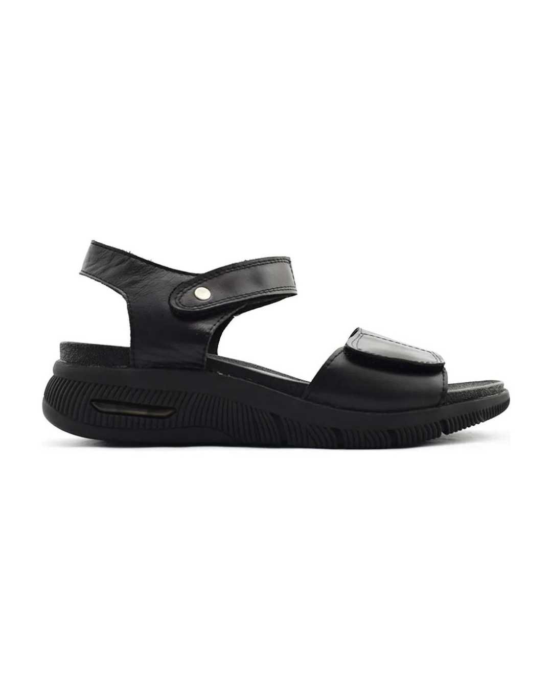 sandalias mujer maldivas cuero negras