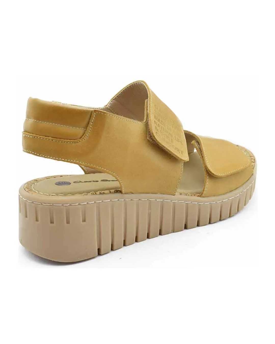 sandalias mujer edith claris cuero camel