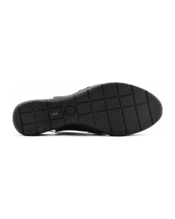 sandalias mujer alvania cuero negras
