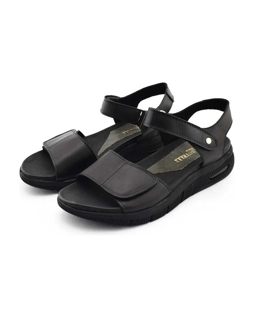 sandalias mujer maldivas cuero negras