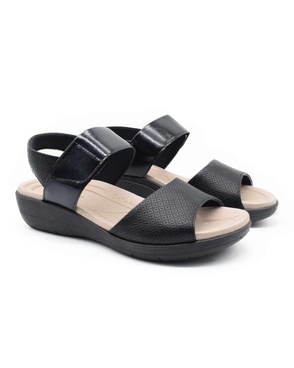 sandalias mujer confort briit piccadilly negro