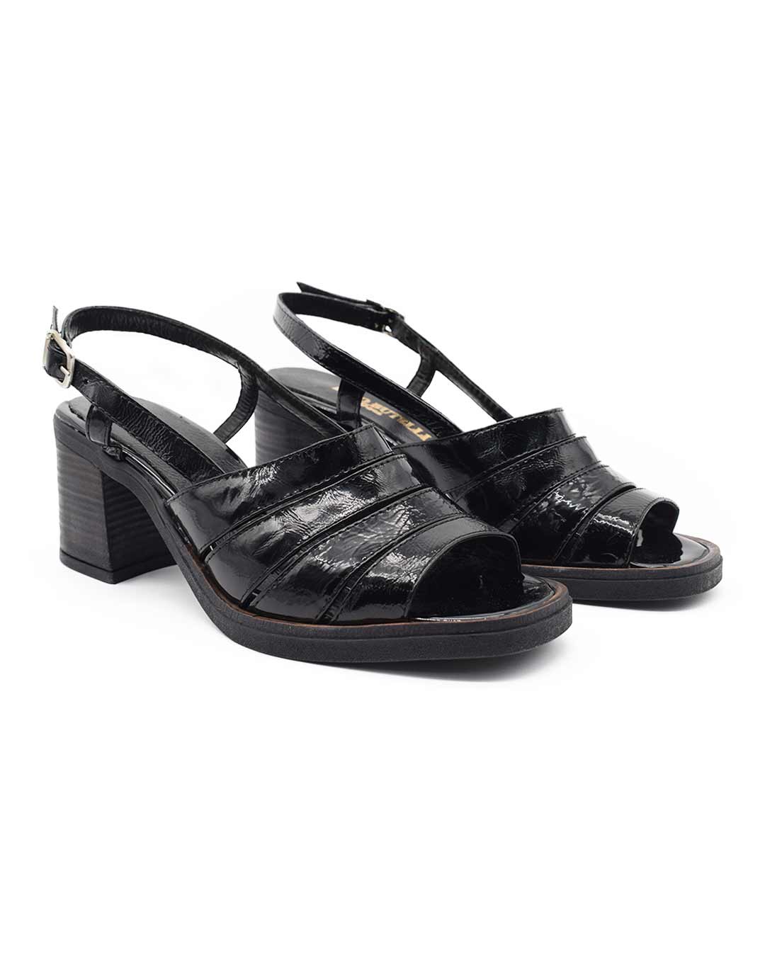 Sandalias mujer Lucero cuero charol negro sandalias mujer lucero cuero rojas