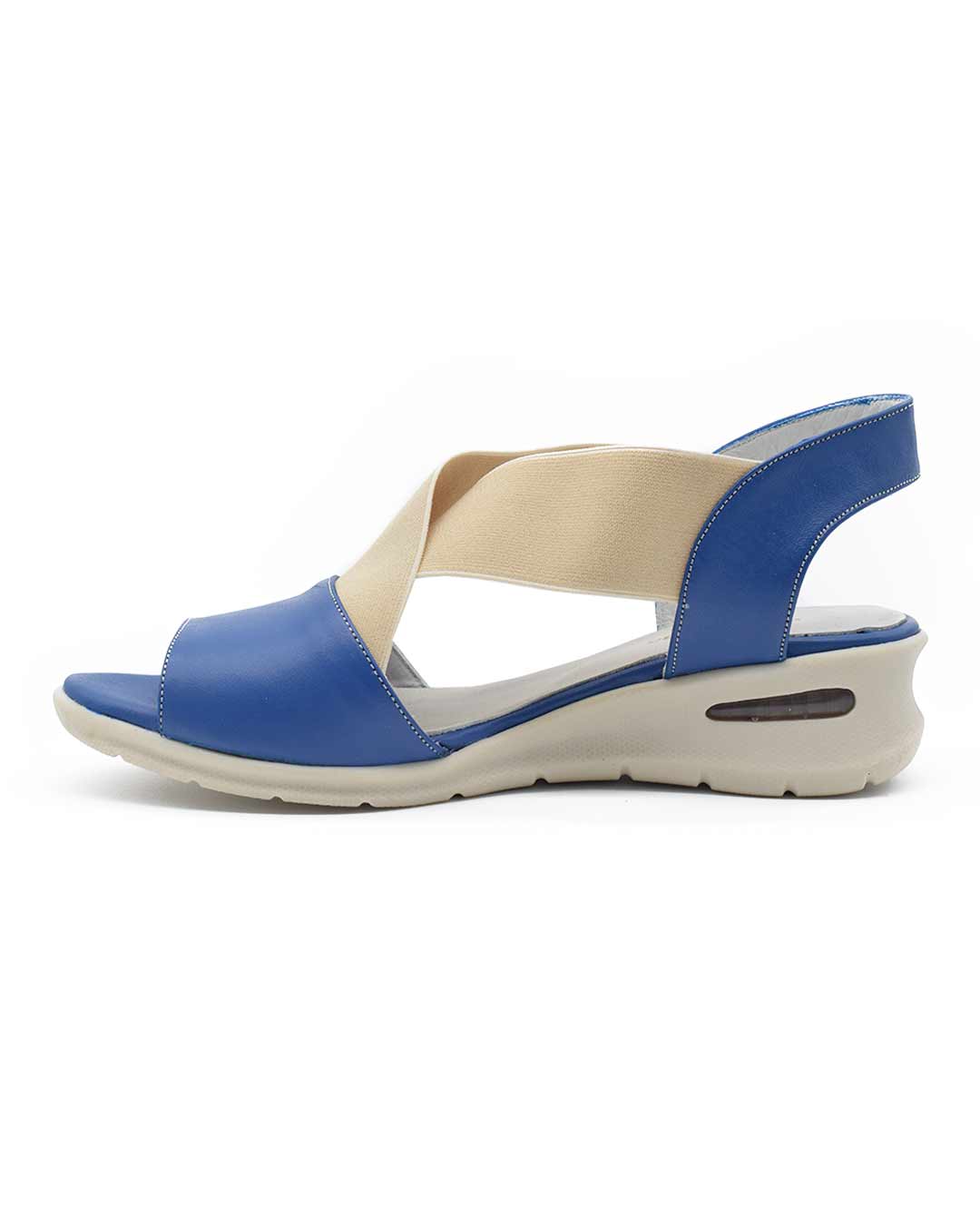 sandalias mujer bonnie cuero azul