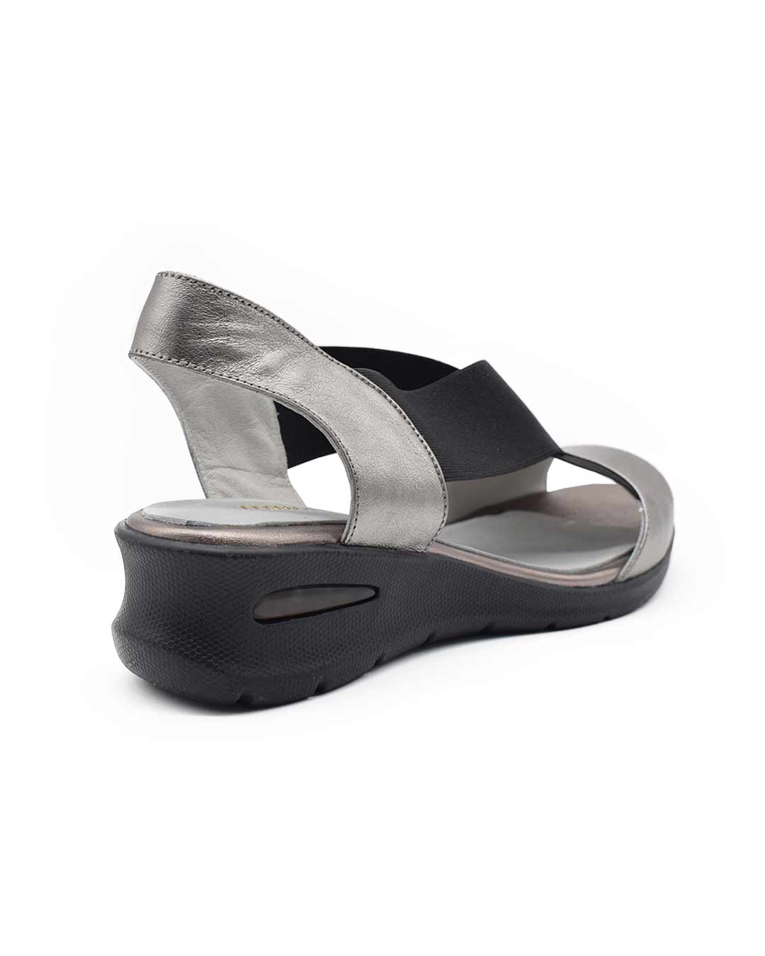 sandalias mujer bonnie cuero peltre