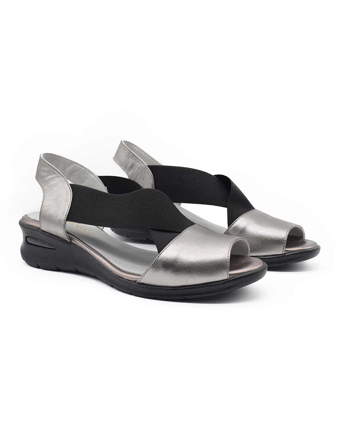 Sandalias mujer Bonnie cuero peltre sandalias mujer bonnie cuero peltre