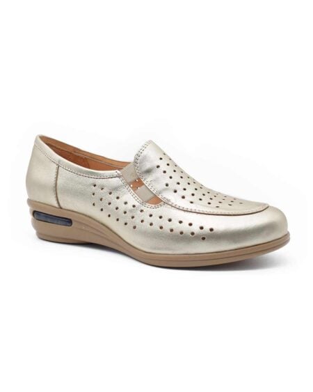 sandalias mujer lucero cuero rojas