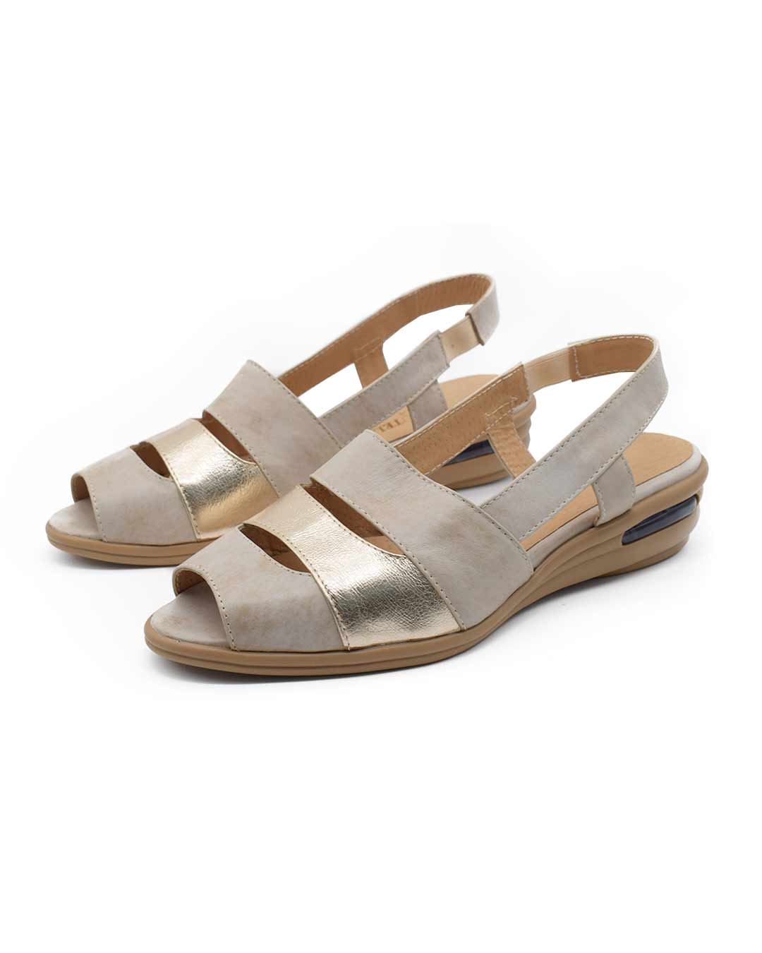 sandalias mujer rush cuero natural