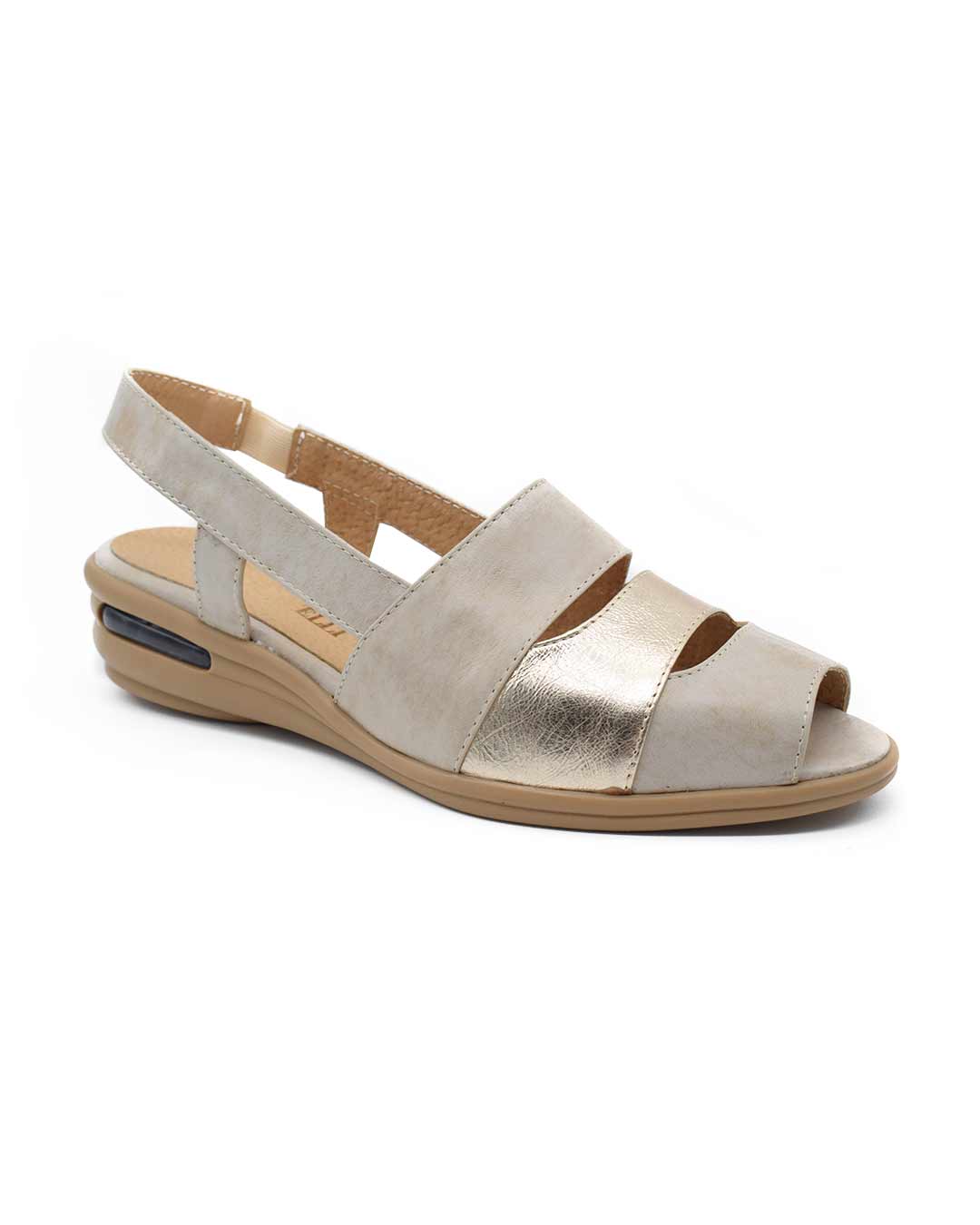 sandalias mujer rush cuero natural