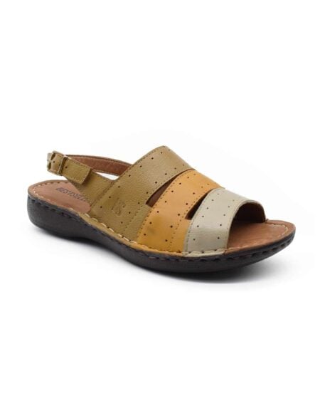 sandalias cuero mujer confort nerua visón
