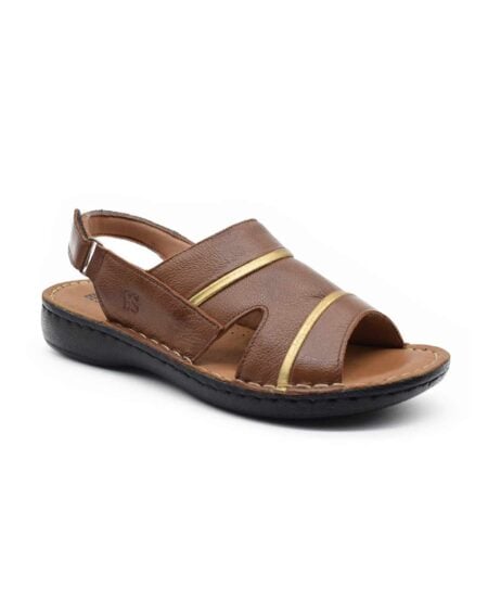 sandalias cuero mujer confort liria negras