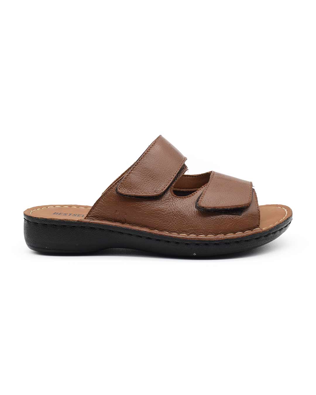 zuecos cuero mujer confort azula marrones
